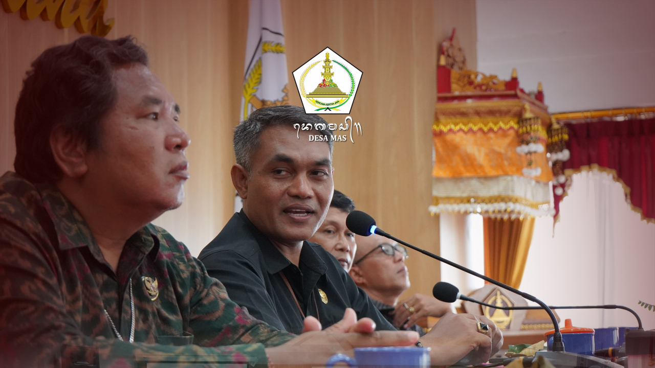Pemerintah Desa Mas Sambut Kunjungan Kepala Dinas PMD Kabupaten Gianyar dalam Kegiatan Komunikasi Sosial Desa Gianyar Aman