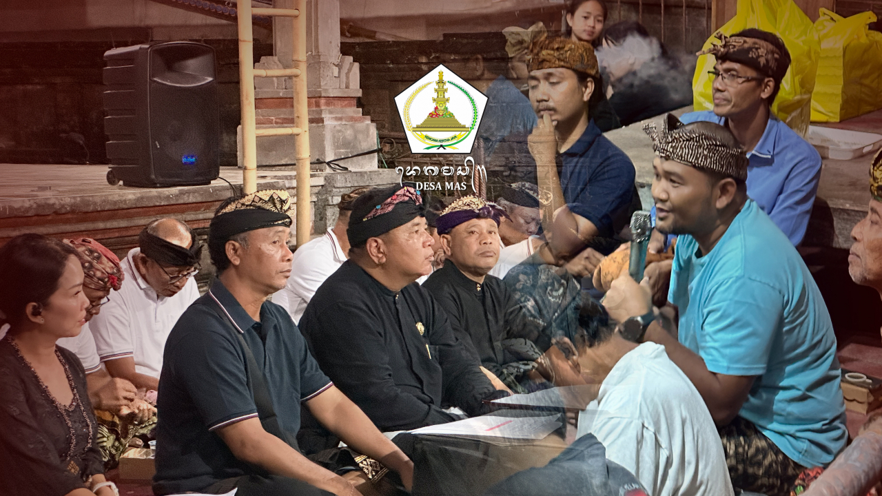 Pemerintah Desa Mas menyelenggarakan kegiatan sosialisasi Pemilihan Perangkat Desa