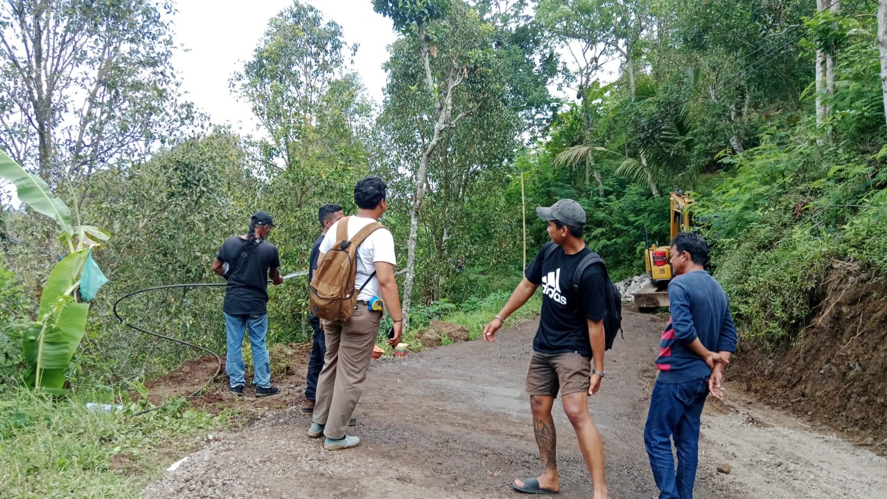 Monitoring Pengaspalan Jalan di Banjar Dinas Melaka