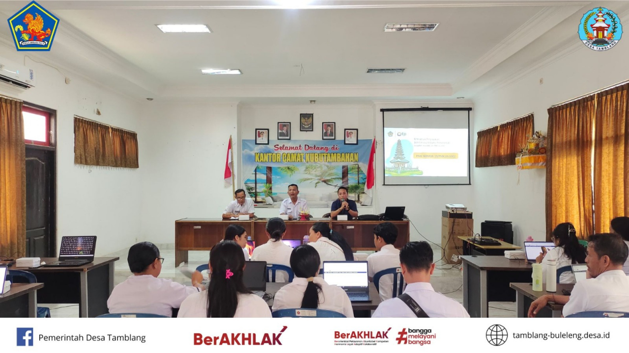 Kegiatan BIMTEK CORETAX Kecamatan Kubutambahan