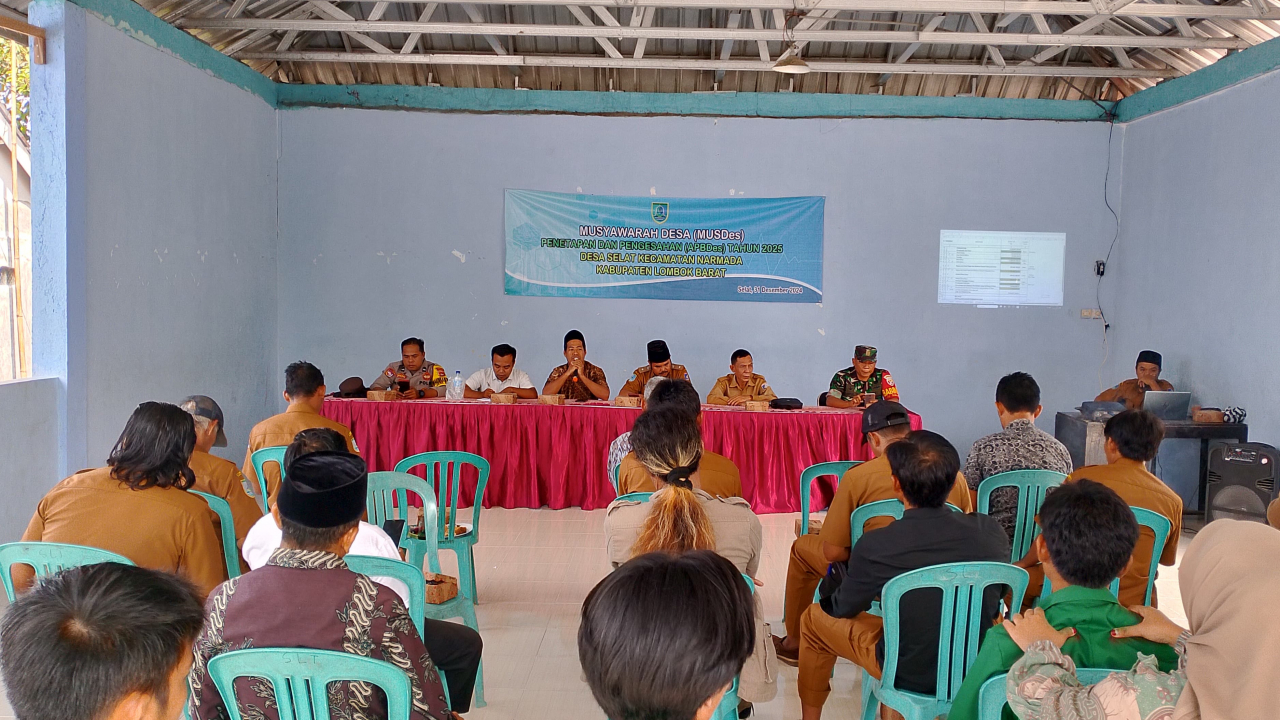 Musdes APBDes 2025 di Desa Selat