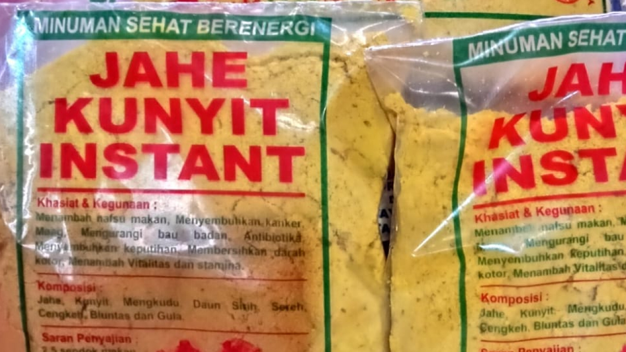 Khasiat Minuman Herbal Jahe Kunyit Instan dari Desa Tune