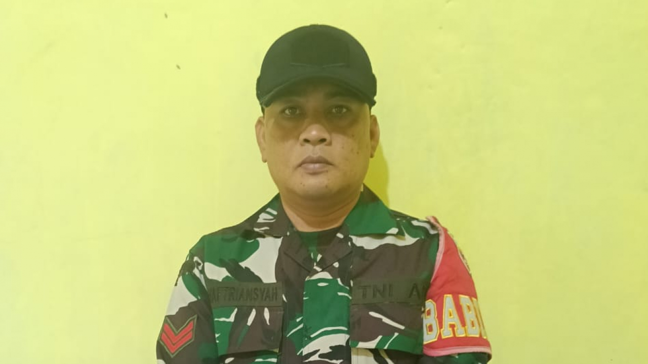 Babinsa Kawal Investasi Desa Tune Lewat Koperasi Merah Putih