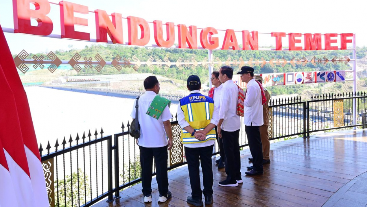 Resmikan Bendungan Temef di NTT, Presiden Jokowi Tekankan Pentingnya Air untuk Kehidupan