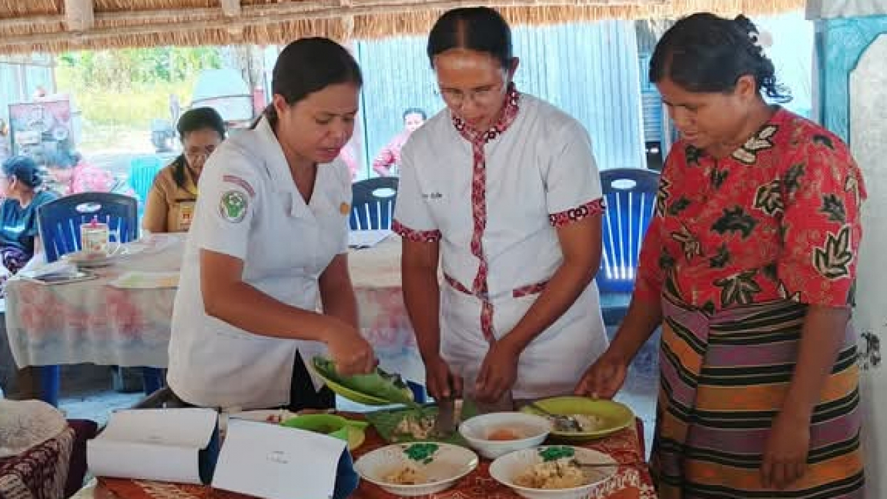 Demo Masak PMT Desa Bannae Tahun 2025