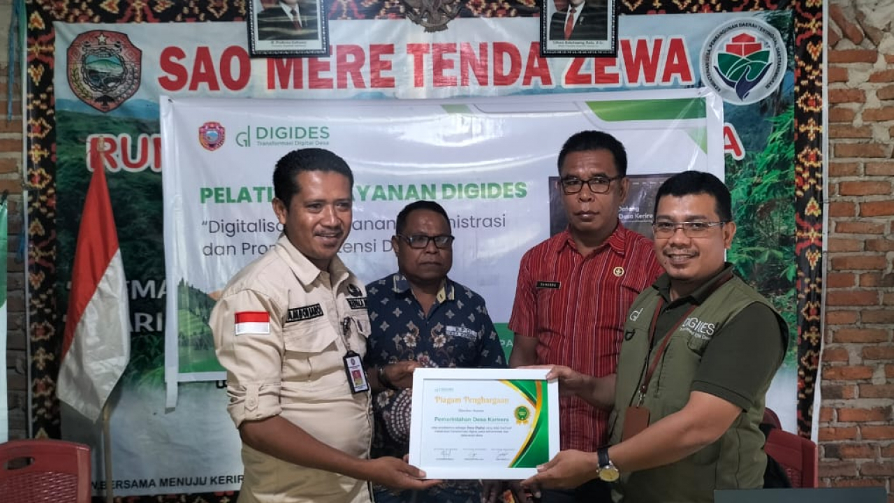 Desa Kerirea Menuju Era Digital: Pelatihan Mobile Digides Tingkatkan Pelayanan Publik