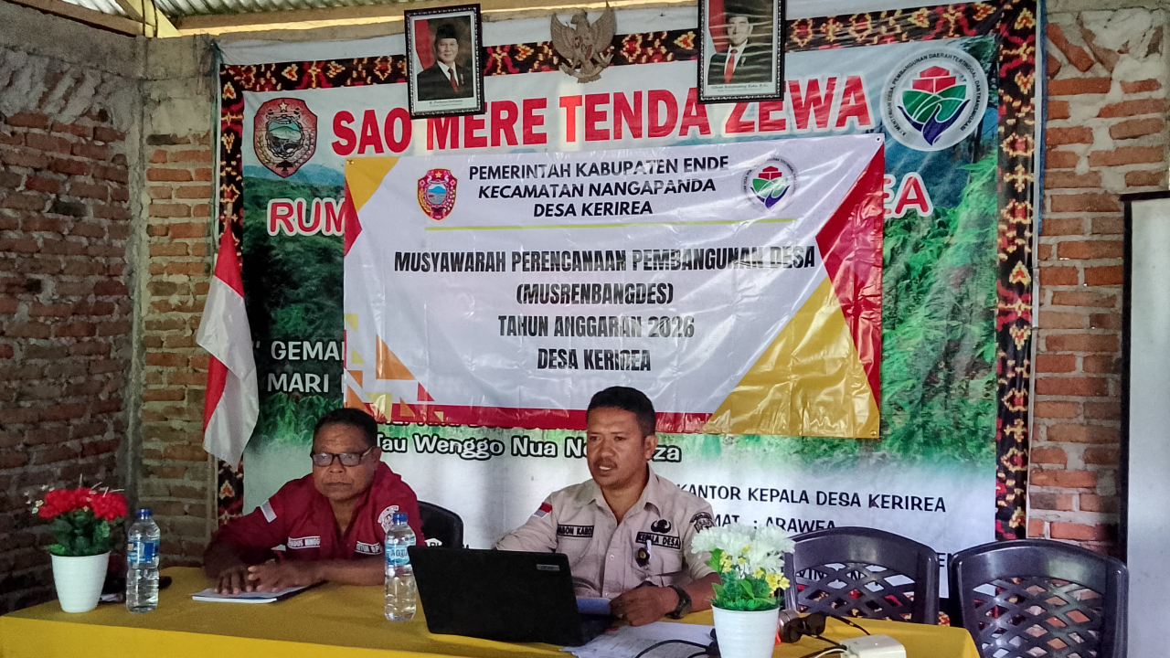 Musrenbang Desa Kerirea, RKP Tahun Anggaran 2026