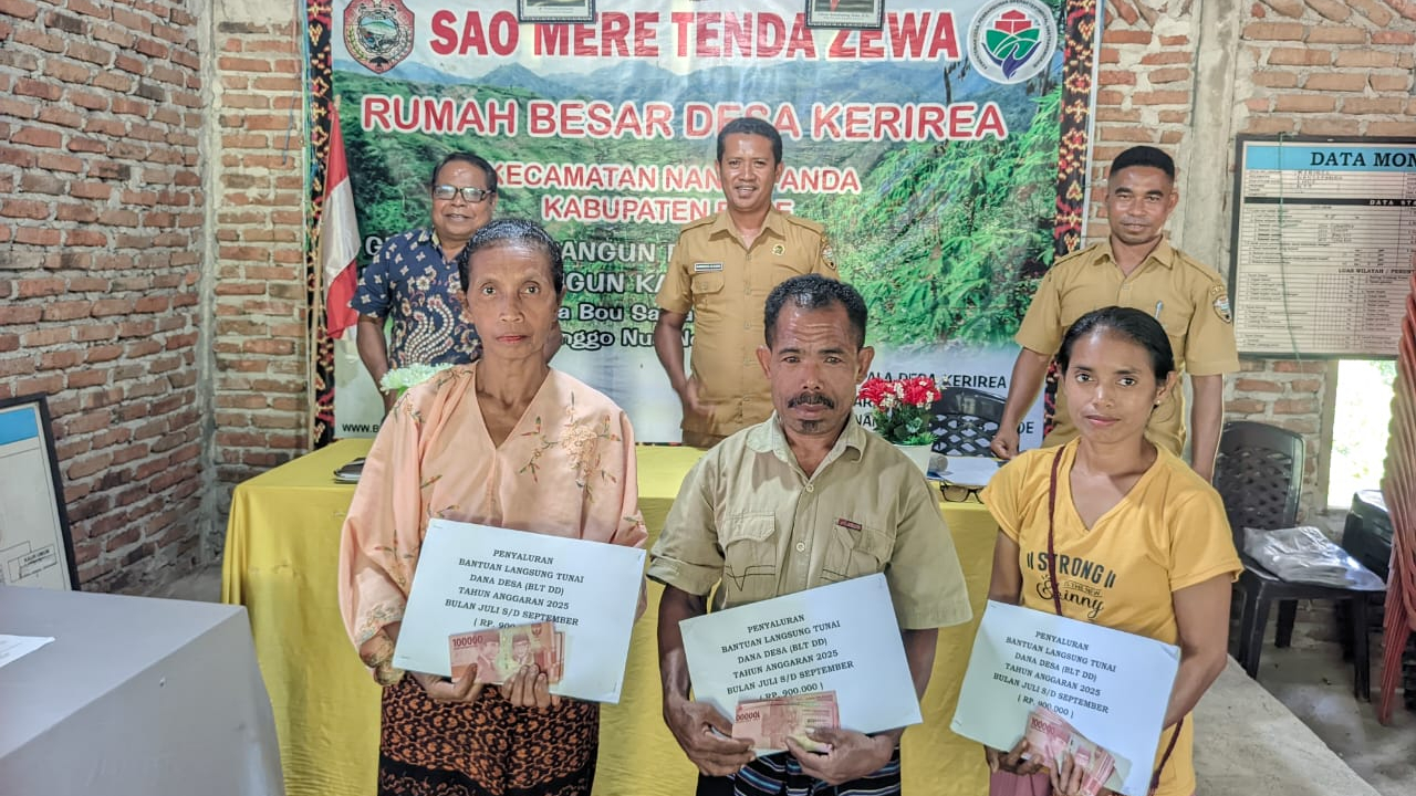 Penyaluran BLT Dana Desa Kerirea Tahun 2025