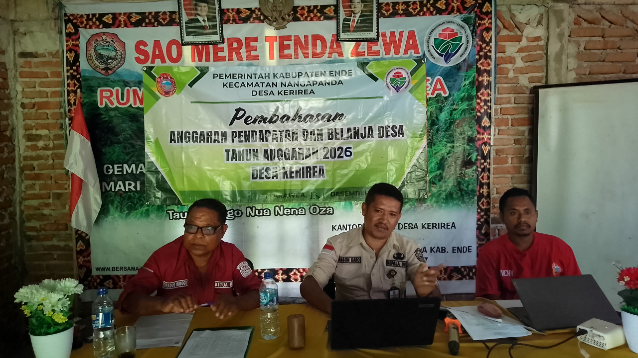 APBDes 2026: Desa Kerirea Fokus Pembangunan & Kesejahteraan