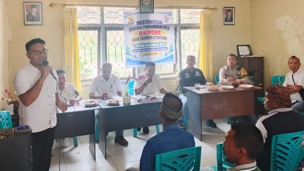 BPD dan Pemerintah Desa Buar Gelar Musdes RKPDes Tahun Anggaran 2027 dan Rembuk Stunting