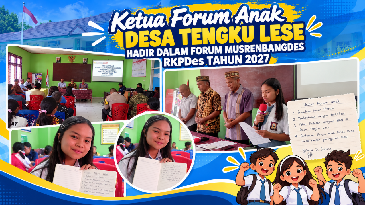 Bukan Sekadar Hadir, Forum Anak Tengku Lese Bawa Aspirasi Nyata dalam Musrenbangdes 2027