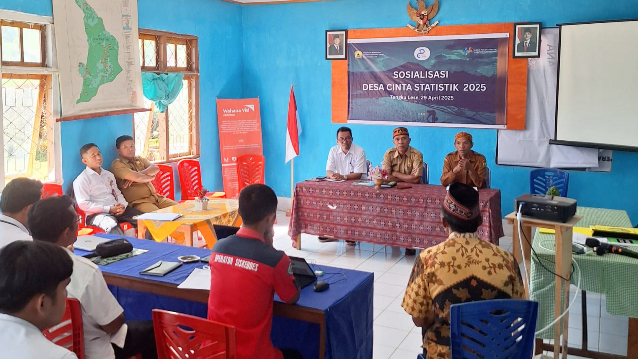 Tingkatkan Literasi Kesadaran dan Peran Aktif Perangkat Desa,BPS Manggarai Sosialisasi Program Desa Cantik