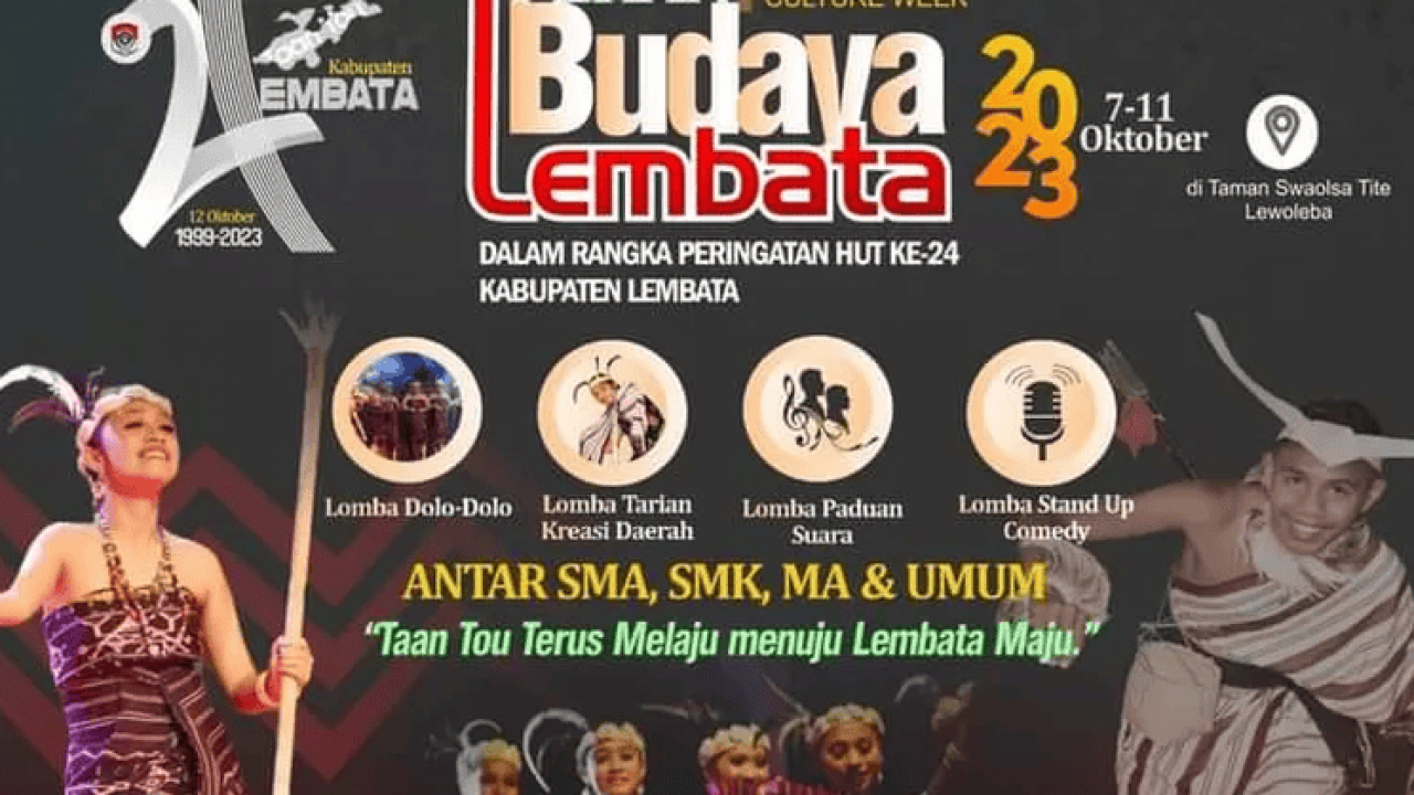 Pj Bupati Matheos Tan Sebut Pekan Budaya 2023 Wujud Nyata Melestarikan Nilai Budaya kabupaten Lembata