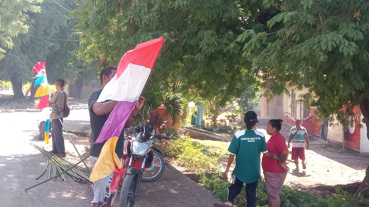 Menyongsong HUT RI ke 79 di Desa Wulandoni