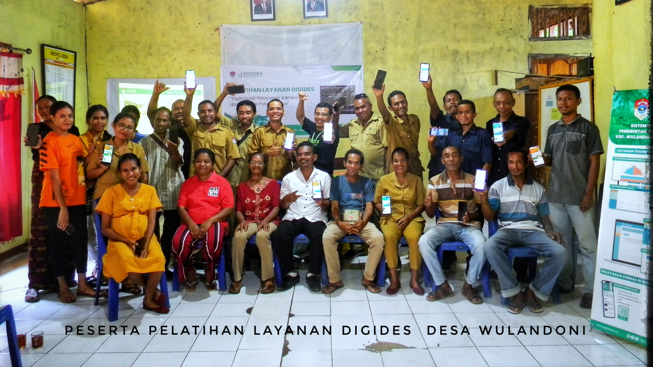 Pelatihan & Perkenalan Aplikasi DIGIDES di Desa Wulandoni