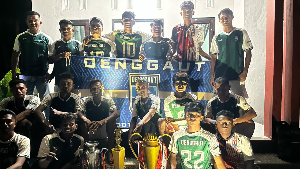 Oenggaut FC Kibarkan Panji Kemenangan di Turnamen Sepak Bola Oenale III