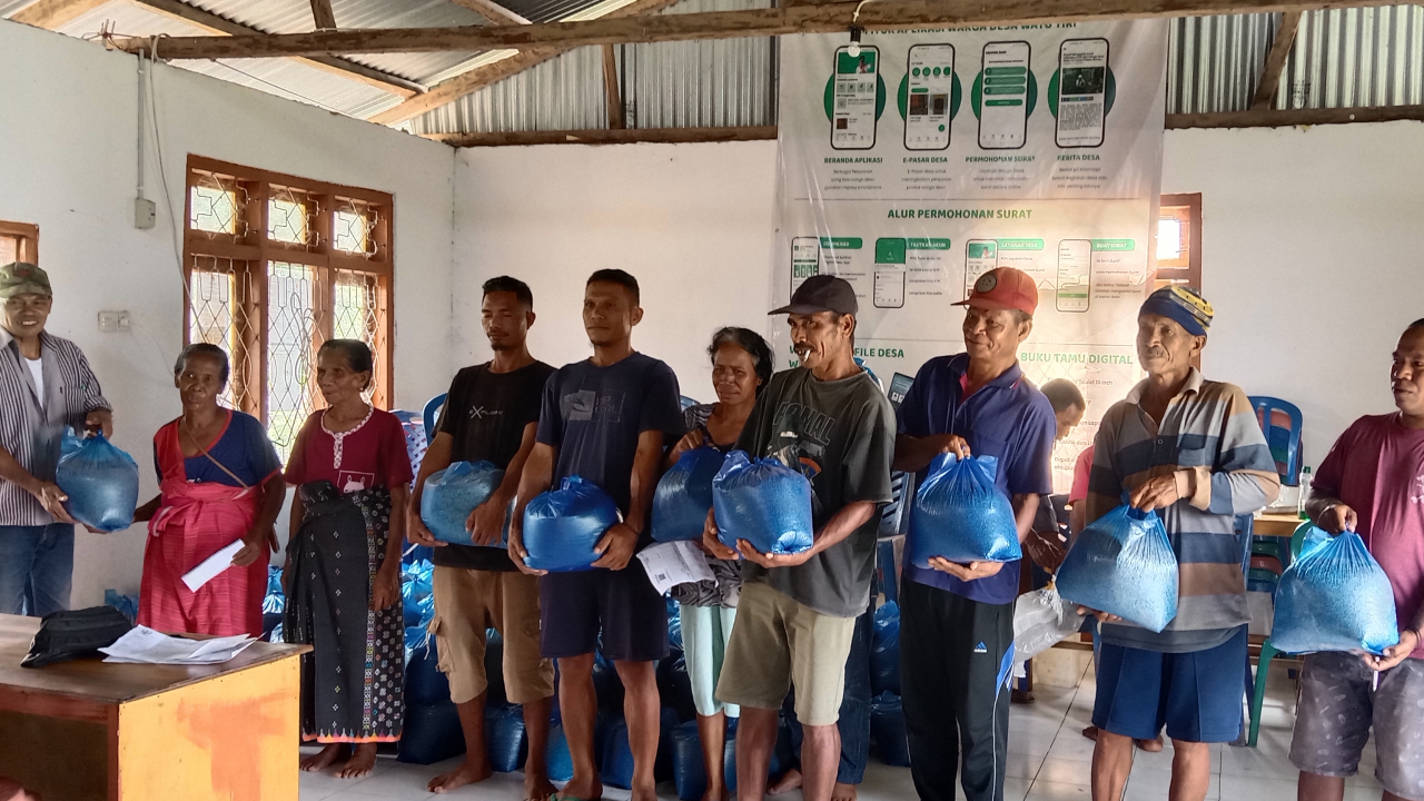 Bantuan Ketahanan Pangan Menguatkan Ekonomi Desa Watu Tiri di Manggarai Barat
