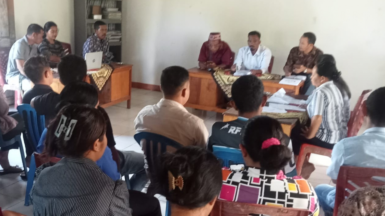 Pemilihan Panitia Pilkades Desa Watu Tiri TA. 2026