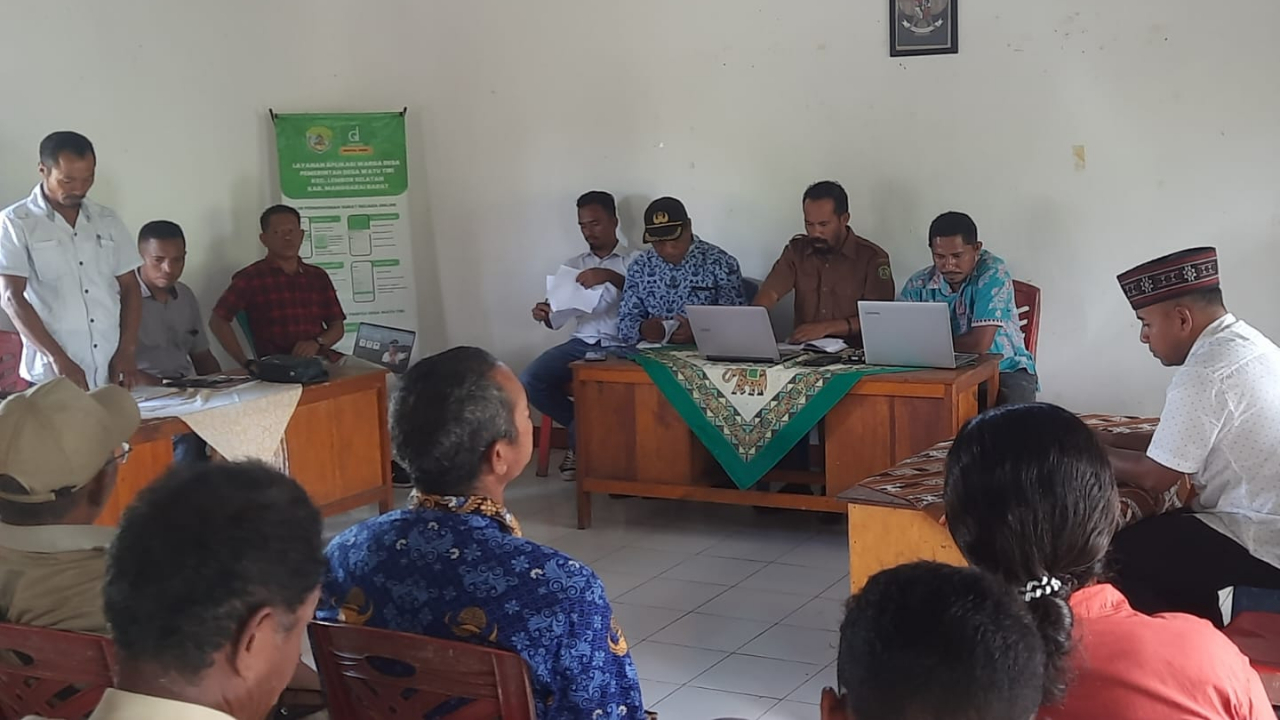 MusrembangDes 2026 dan Penetapan APBDes TA. 2025 di Desa Watu Tiri