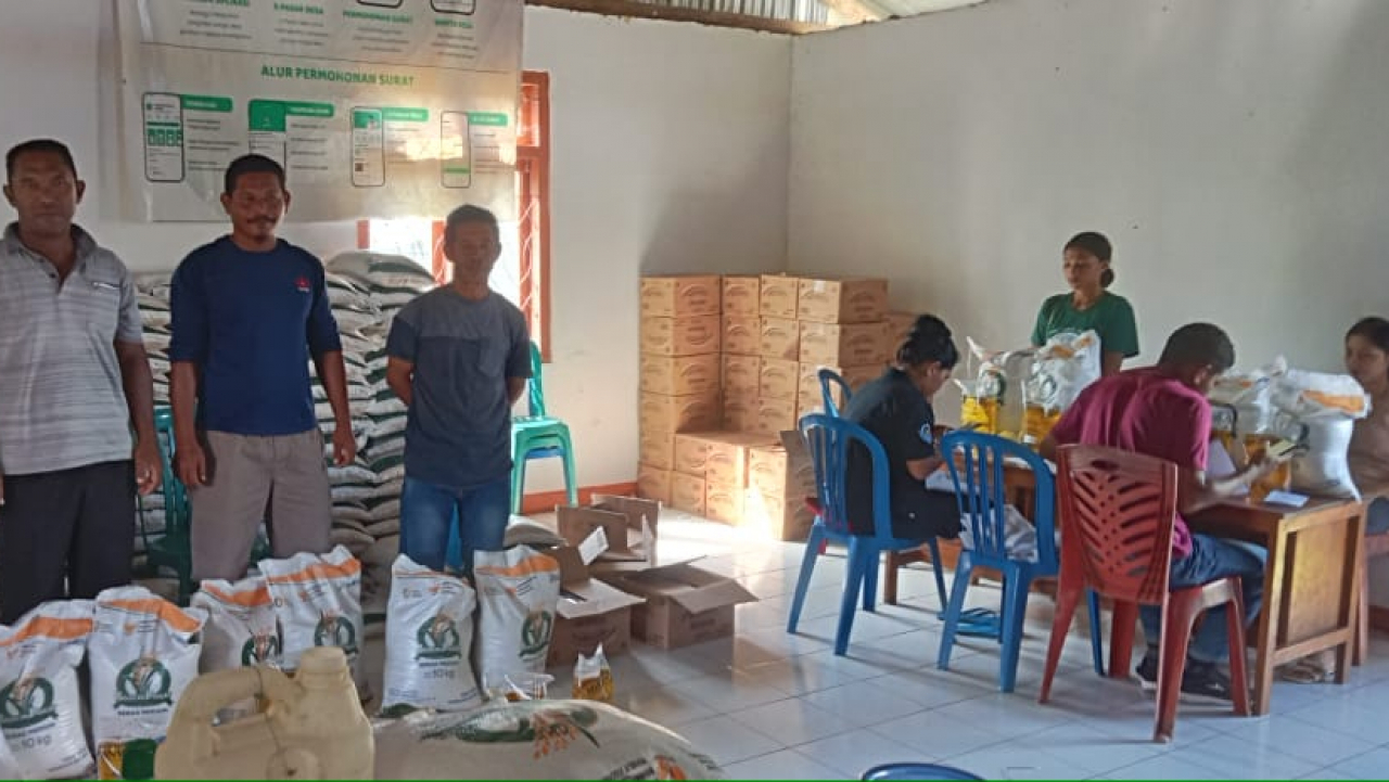 Penyaluran Bantaun Pangan