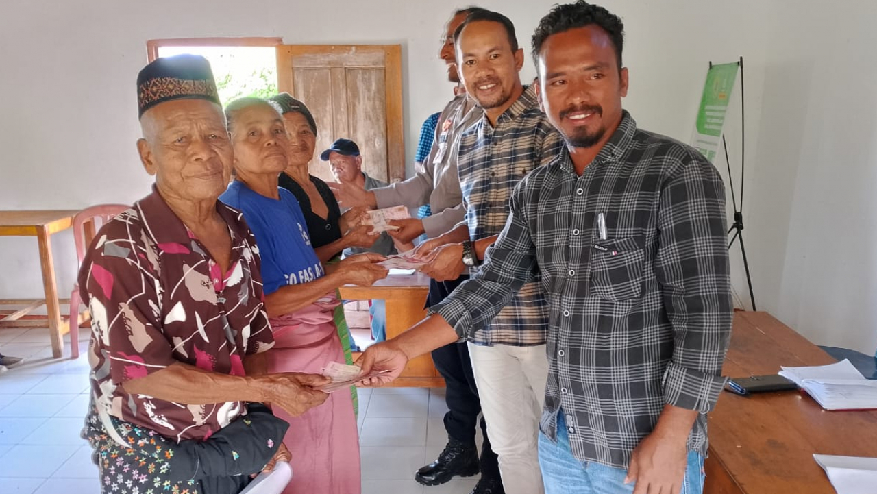 Penyaluran BLT Dana Desa Tahap I Tahun 2025 di Desa Watu Tiri