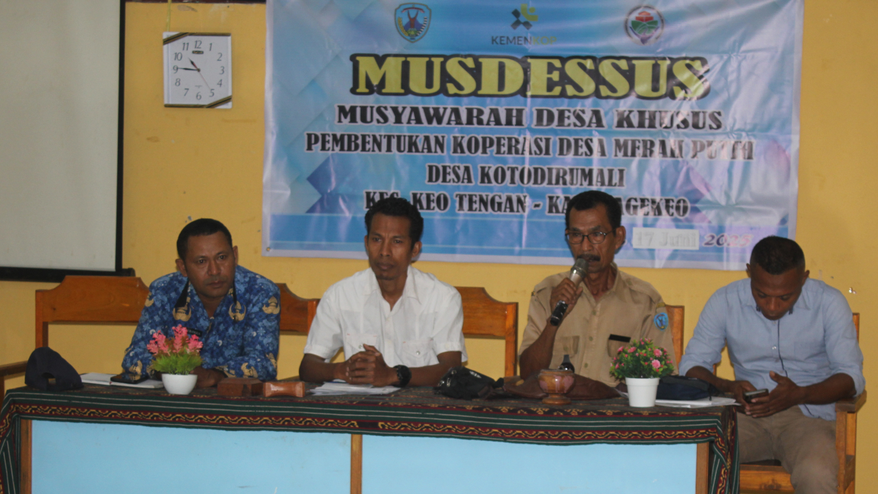 Desa Kotodirumali Gelar Musdesus Pembentukan Kopdes Merah Putih