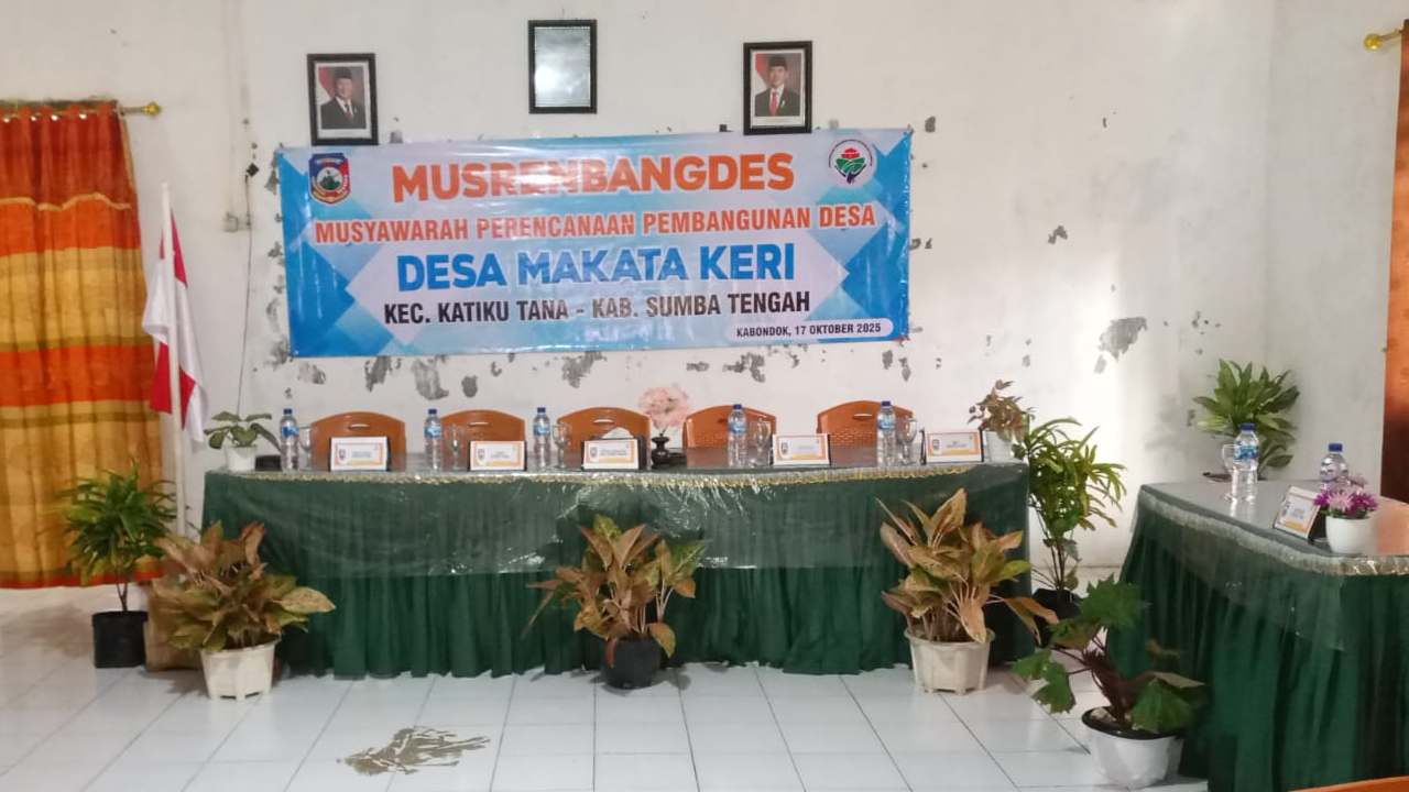Musyawarah Desa Makata Keri: Pembangunan Partisipatif