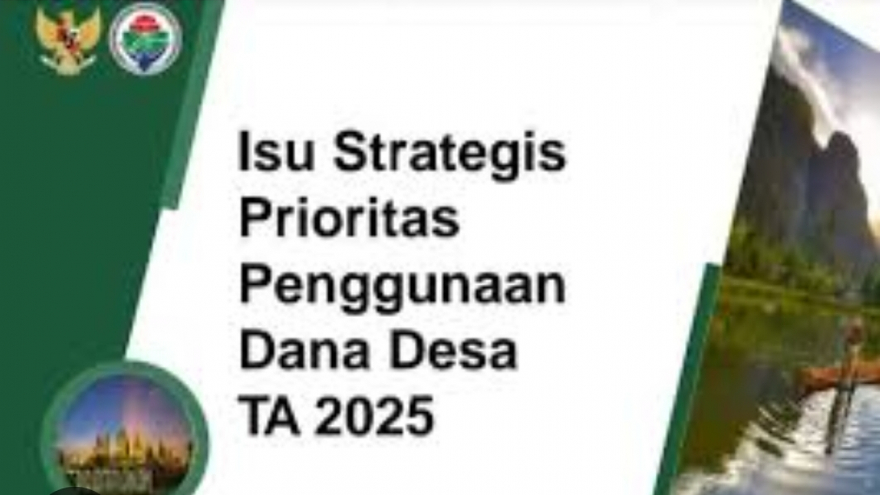 Panduan penggunaan dana Desa tahun 2025