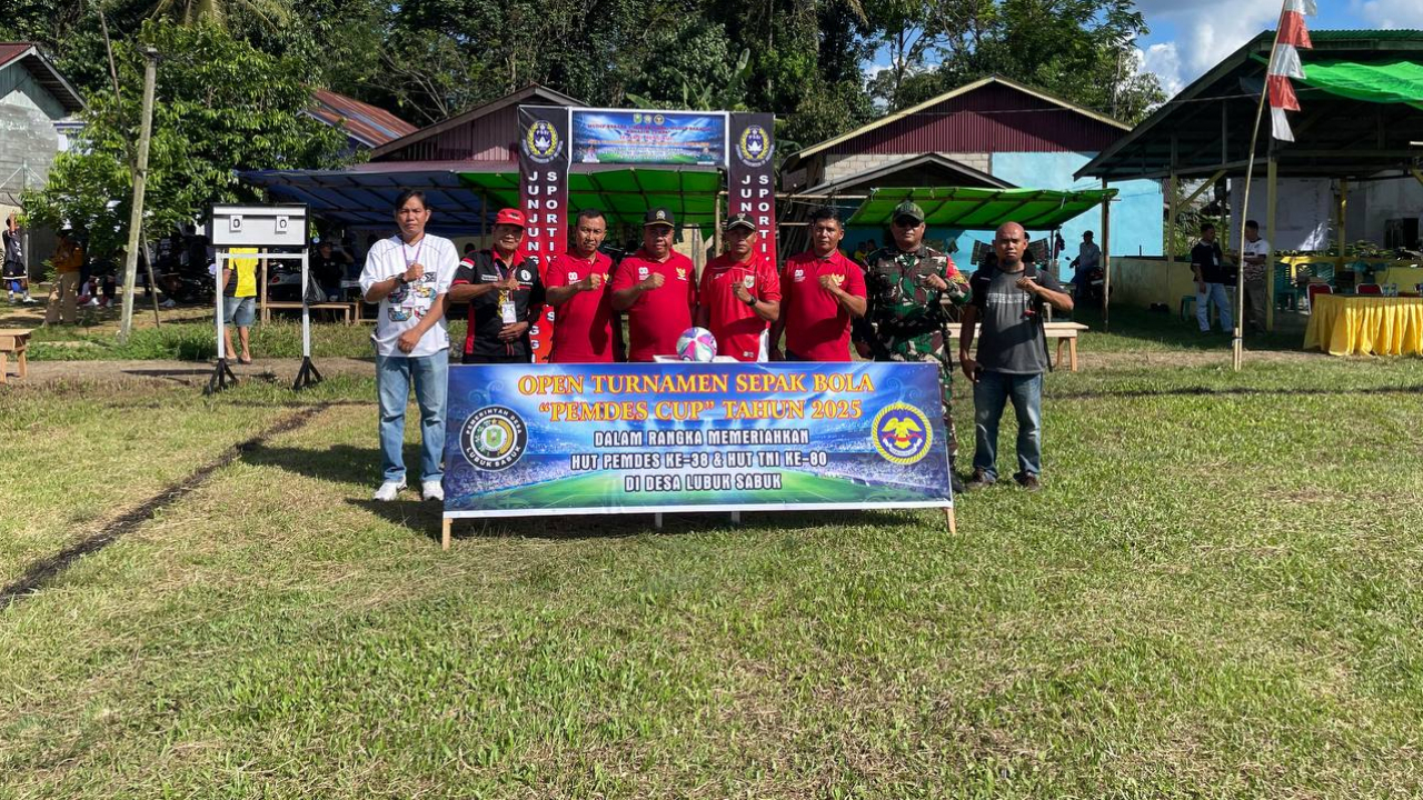 TURNAMEN PEMDES CUP DESA LUBUK SABUK BERGULIR SUDAH MENYISAKAN 16 TIM