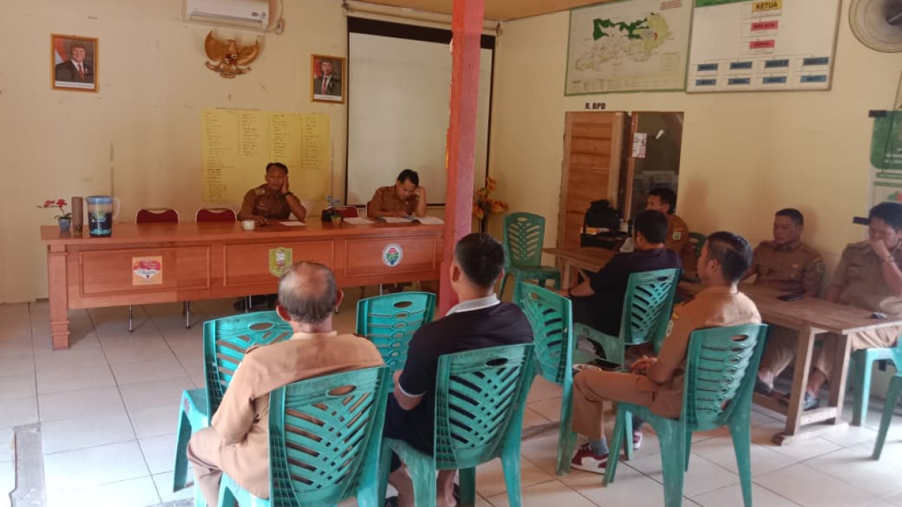 RAPAT KOORDINASI LANJUTAN PEMDES LUBUK SABUK DALAM RANGKA HUT PEMDES KE-38
