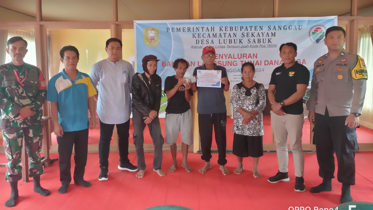 PENYALURAN BANTUAN LANGSUNG TUNAI DANA DESA LUBUK SABUK PERIODE II BULAN JULI - OKTOBER TAHUN ANGGARAN 2024