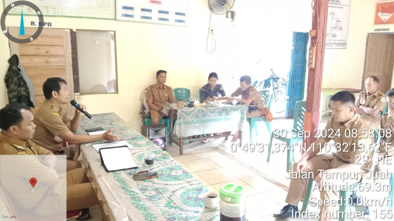 RAPAT KERJA DAN EVALUASI PEMERINTAH DESA LUBUK SABUK