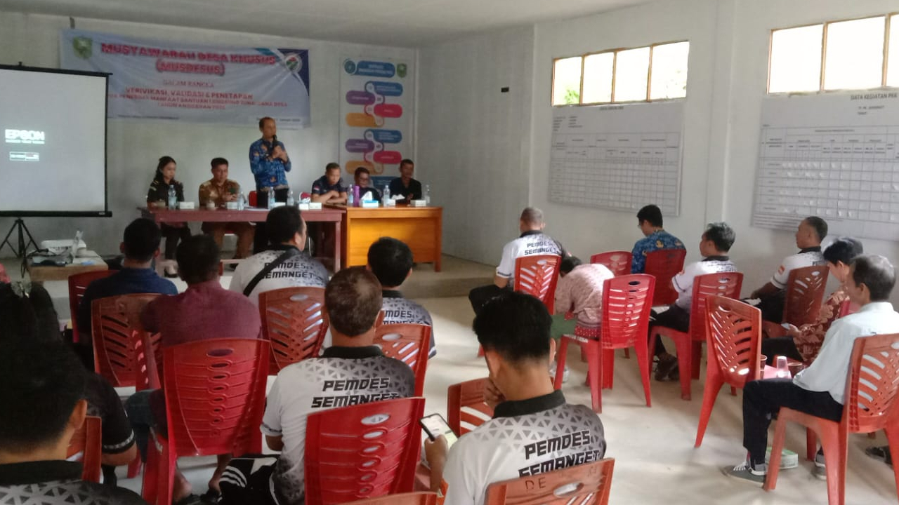 Musyawarah Desa Khusus (Musdesus) Penetapan KPM BLT-;DD Tahun Anggaran 2025