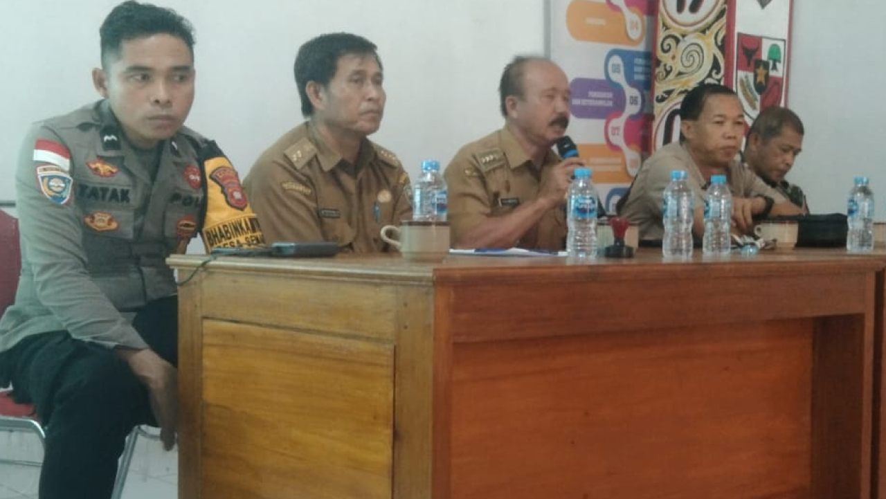Monitoring APBDesa 2026 di Desa Semanget Entikong Sanggau