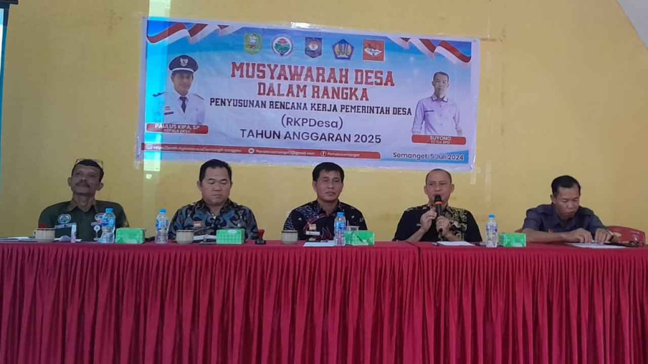 Kegiatan Musyawarah Desa Dalam Rangka Penyusunan Rencana Kerja Pemerintah Desa Tahun Anggaran 2025 1