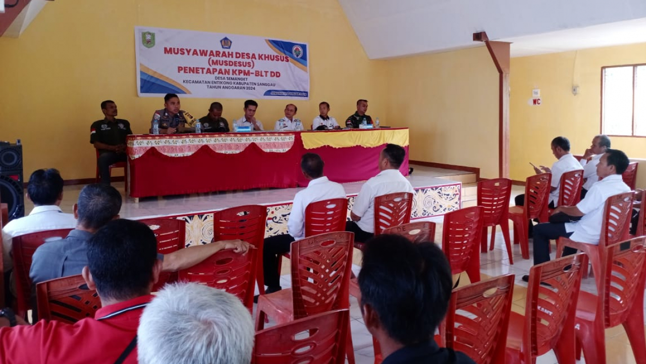 Musyawarah Desa Khusus (Musdesus) Penetapan BLT - DD Tahun 2024