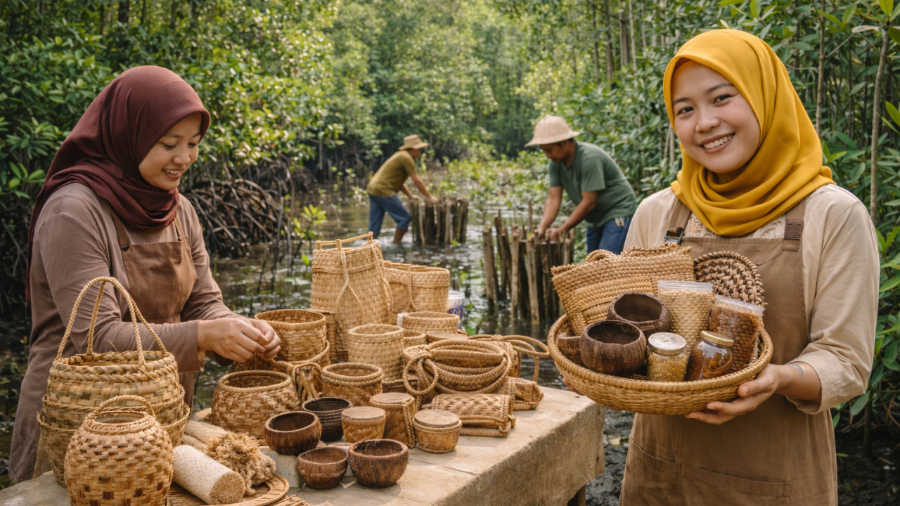 Menyambut Peluang Ekonomi dan Lingkungan: Potensi Mangrove & UMKM di Desa Kuala Tolak