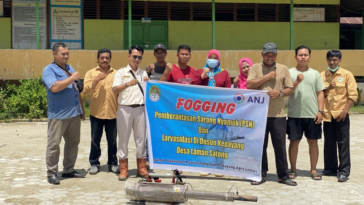 Anak Usaha ANJ Bantu Masyarakat Ketapang Cegah Penyebaran Demam Berdarah