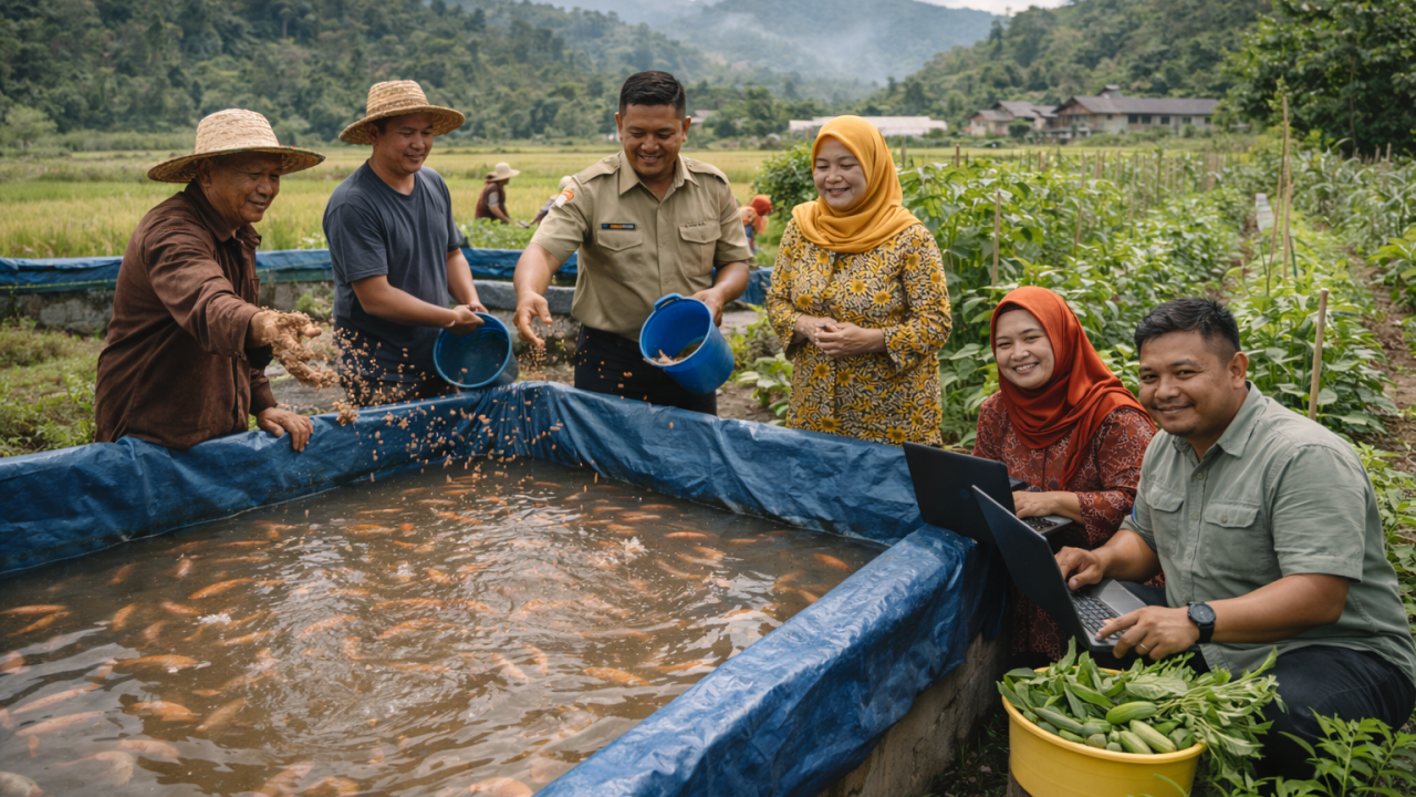 Tingkatkan Partisipasi Masyarakat dalam Upaya Ketahanan Pangan Melalui Perikanan dan Pertanian