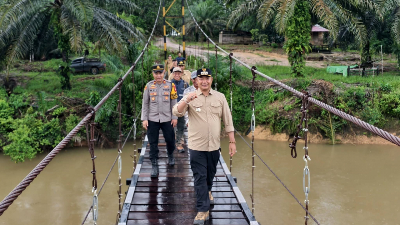 Pembangunan Pasar Desa Lembah Mukti Kecamatan Manis Mata Hampir Rampung