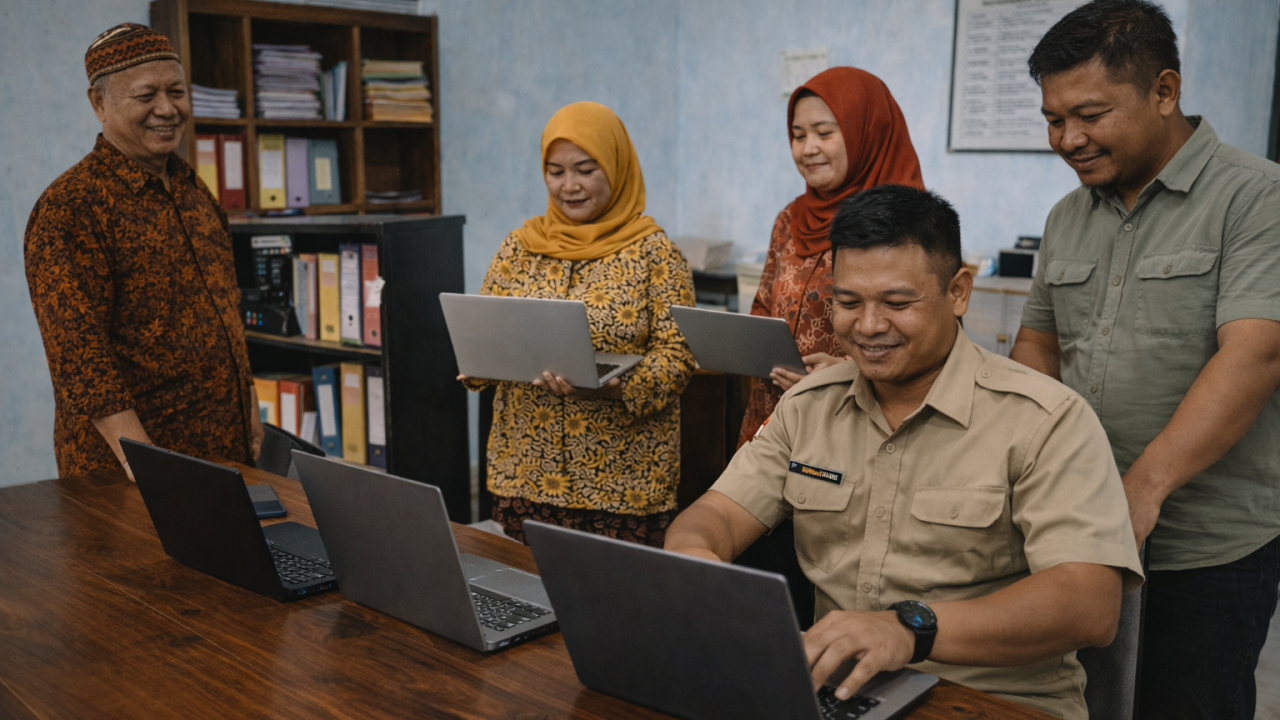 Desa Sungai Buluh Perkuat Kesiapan Administrasi dan Layanan Publik Menuju Desa Mandiri