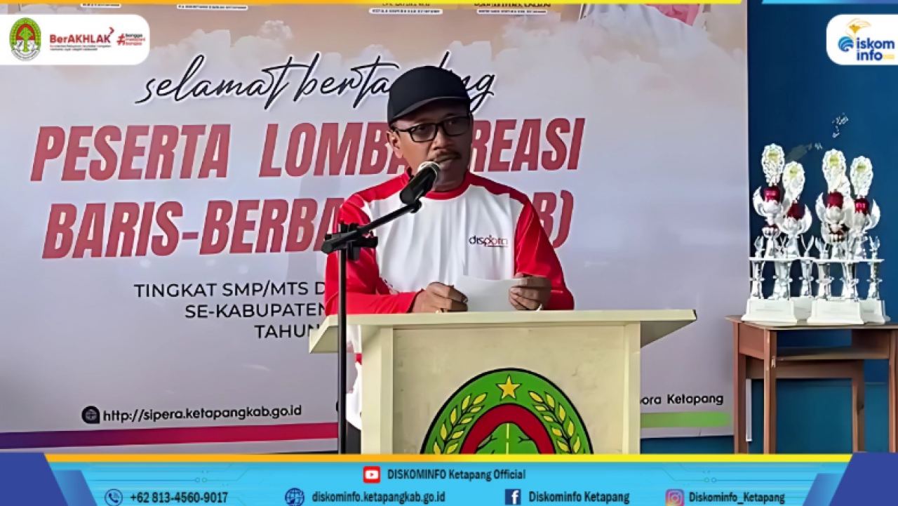 Tingkatkan Disiplin dan Kreativitas, Dispora Ketapang Gelar Lomba Kreasi Baris Berbaris 2024