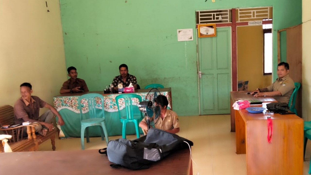 Rapat kordinasi Pemerintahan Desa Air Tarap