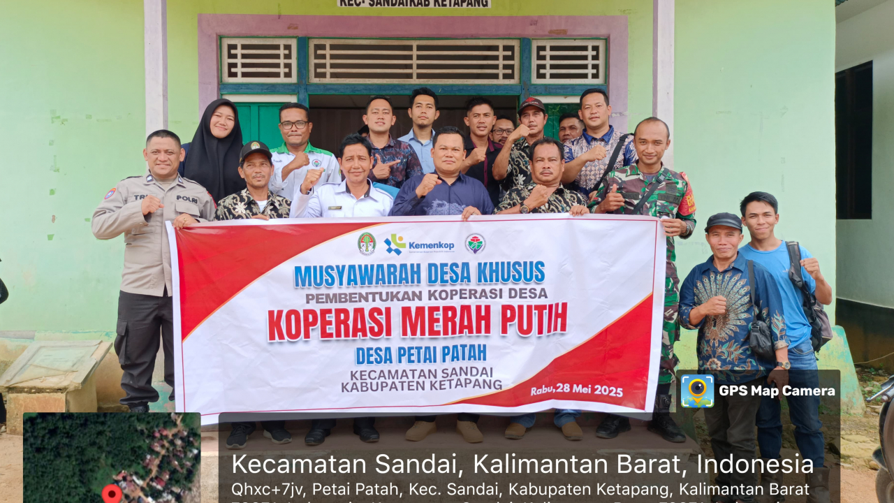 MUSDESUS PEMBENTUKAN KOPERASI MERAH PUTIH DESA PETAI PATAH KECAMATAN SANDAI