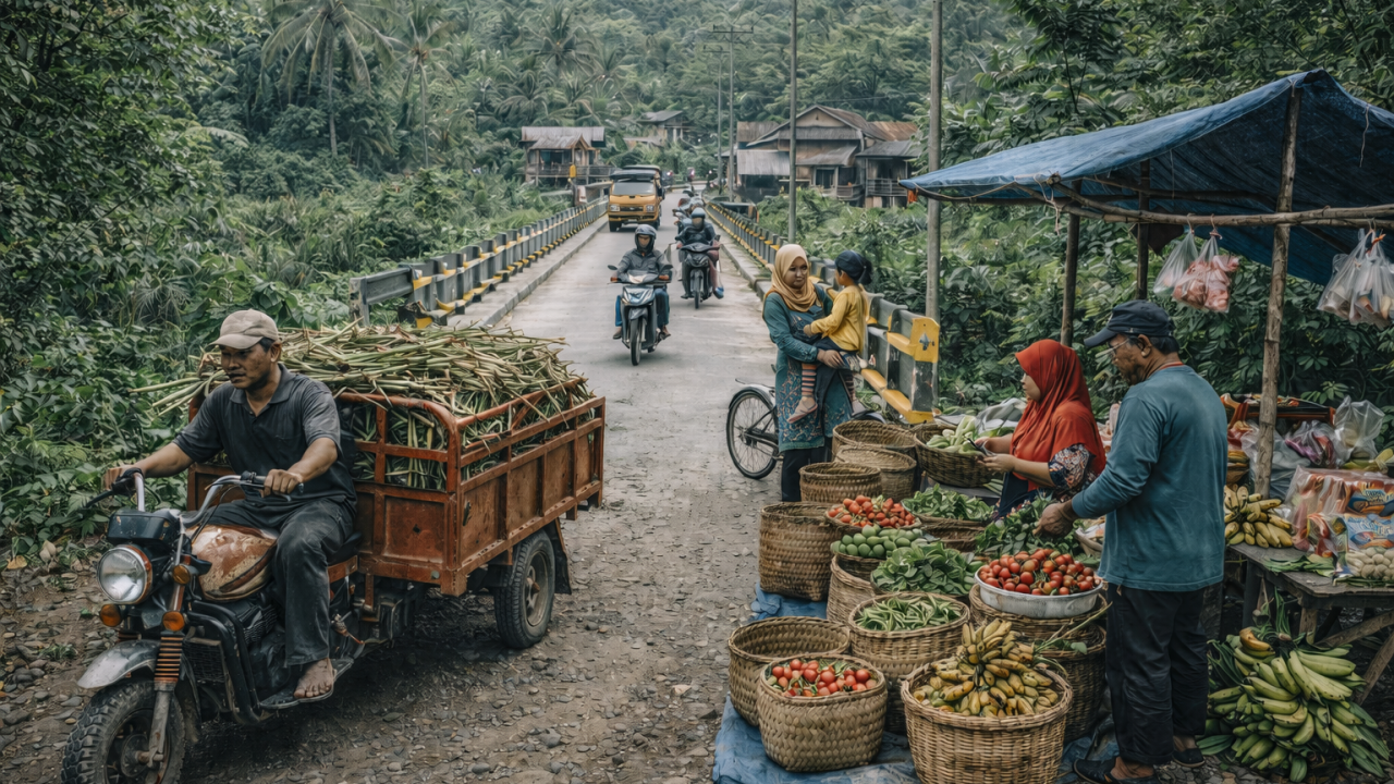 Meningkatkan Akses Wilayah dan Peluang Ekonomi Desa Tanjung Beringin