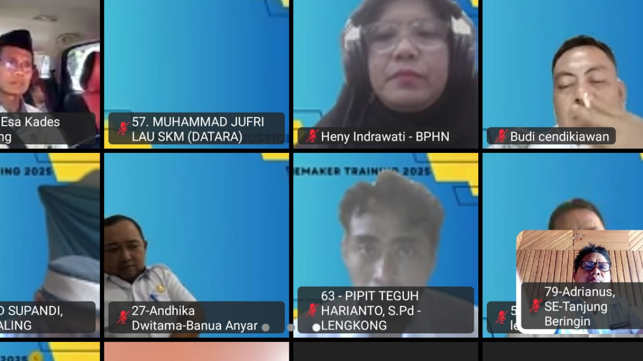 Pracemaker Training  2025 dan Lounching Posbankum  BPHN Kemenkum