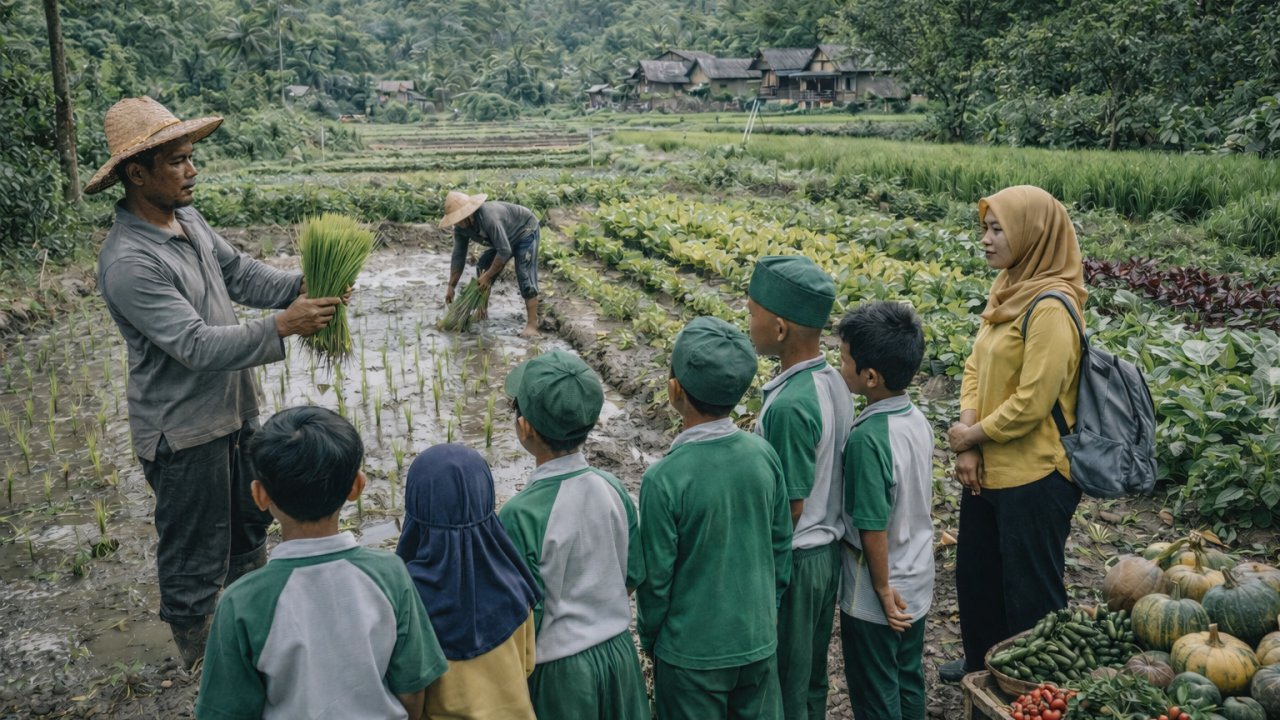 Potensi Pertanian dan Edukasi Desa Harapan Baru Jadi Motor Pembangunan Komunitas