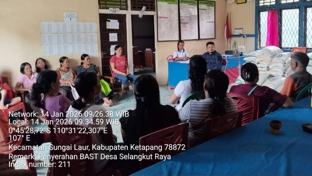 Bantuan Pangan Desa Selangkut Raya Tepat Sasaran