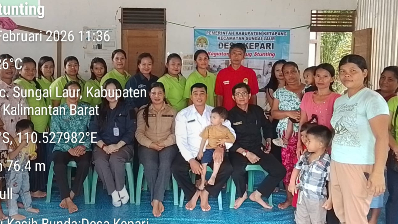 Kader Posyandu Desa Kepari Gelar Layanan Kesehatan Masyarakat
