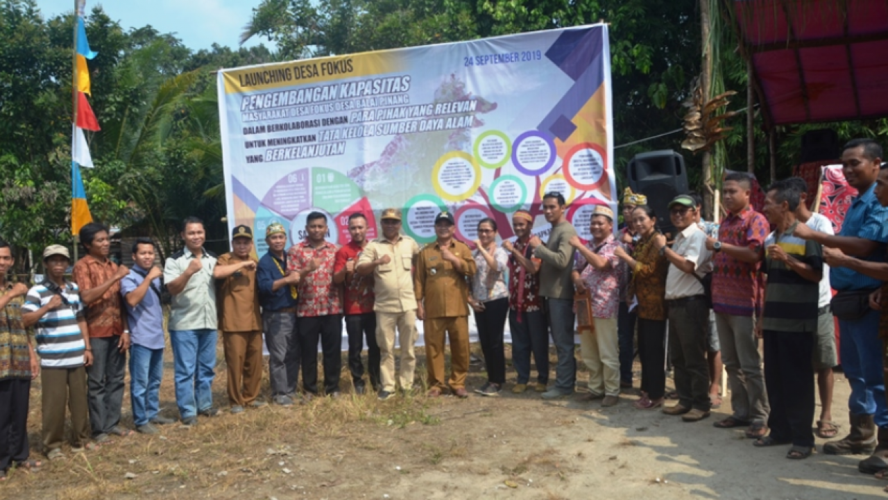 Bupati Louching Desa fokus di Desa Balai Pinang Kecamatan Simpang Hulu